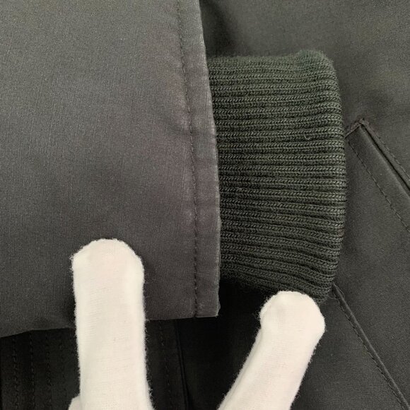 Canada Goose Down Parka Jacket 2XS Black Hooded Medium-Length Padded Coat With B - Picture 10 of 16